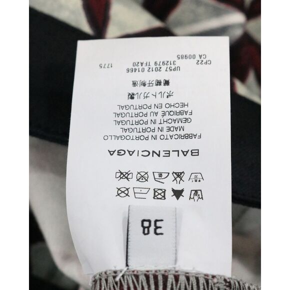 Balenciaga Geometric Printed Pants in Grey Cotton - Picture 5 of 5